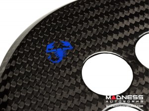 FIAT 500 Gear Panel in Carbon Fiber - Blue Scorpion 